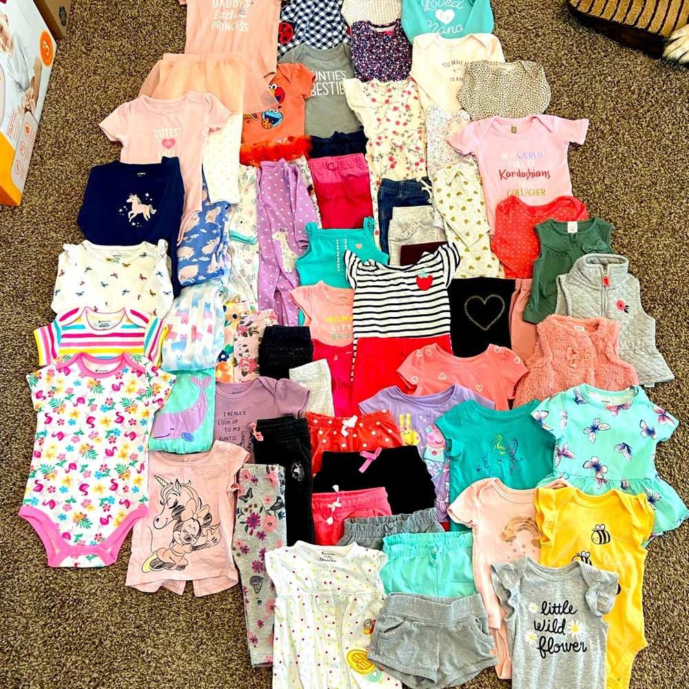 Baby Girl Clothing Lot/Bundle 0-24mo